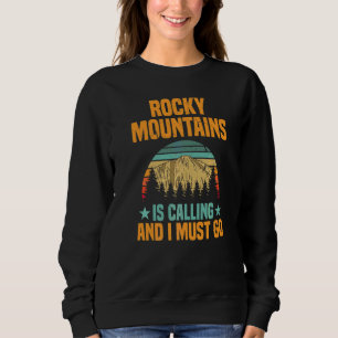 Sudadera Parque Nacional de Vacaciones Las Montañas Rocosas