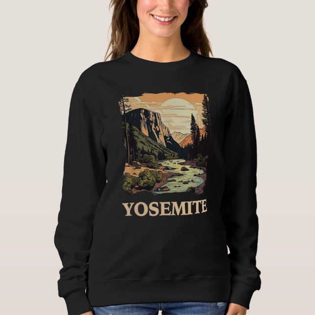 Sudadera Parque nacional de Yosemite, excursión por la natu (Anverso)