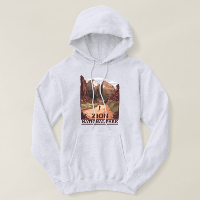 Sudadera Parque nacional de Zion (Diseño del anverso)