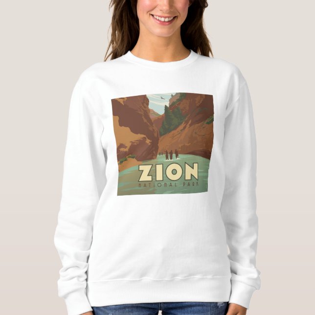 Sudadera Parque nacional de Zion | Las estrechas (Anverso)