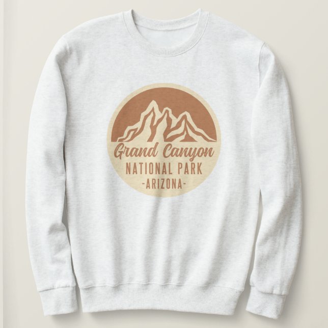 Sudadera Parque nacional del Gran Cañón, Arizona (Anverso del diseño)