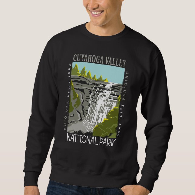 Sudadera Parque nacional del Valle de Cuyahoga en Ohio (Anverso)