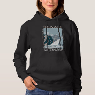Sudadera Parque nacional Denali Alaska Mount Huntington Ret
