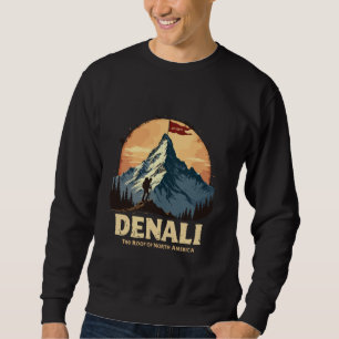 Sudadera Parque nacional Denali Vintage Montañas Alaska Hik