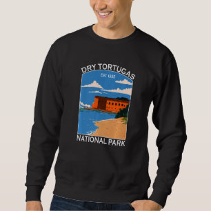 Sudadera Parque Nacional Dry Tortugas Florida Retro Turista