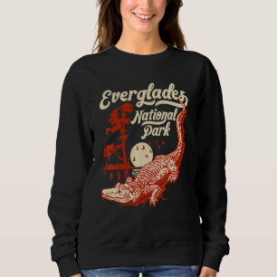 Sudadera Parque Nacional Everglades Cocodrilo Vintage Allig