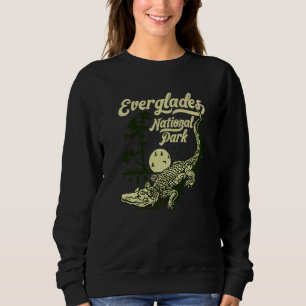 Sudadera Parque Nacional Everglades Cocodrilo Vintage Allig