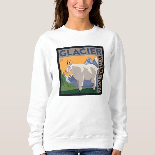 Sudadera Parque nacional Glaciar | Cabra (Anverso)