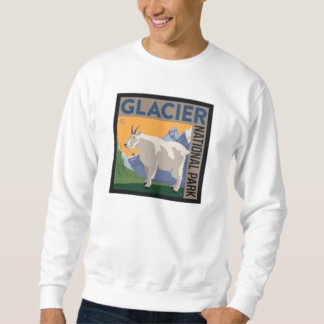 Sudadera Parque nacional Glaciar | Cabra (Anverso)