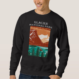 Sudadera Parque nacional Glaciar Lago Saint Mary Campamento