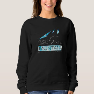 Sudadera Parque Nacional Glaciar Montana Con Oso Y Monta