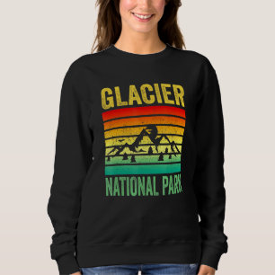 Sudadera Parque nacional Glaciar Montana Retro Sunset Souve