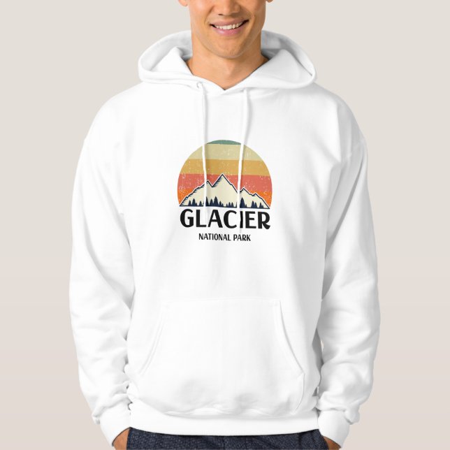 Sudadera Parque nacional Glaciar Vintage (Anverso)