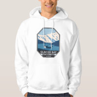 Parque nacional Glacier Bay Alaska Orca Art Vintag