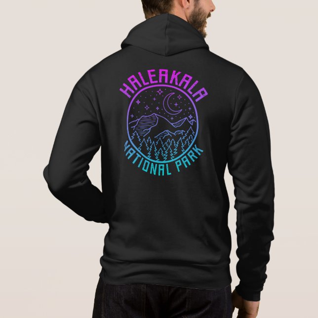 Sudadera Parque nacional Haleakala Gradiente Hawaii (Reverso)