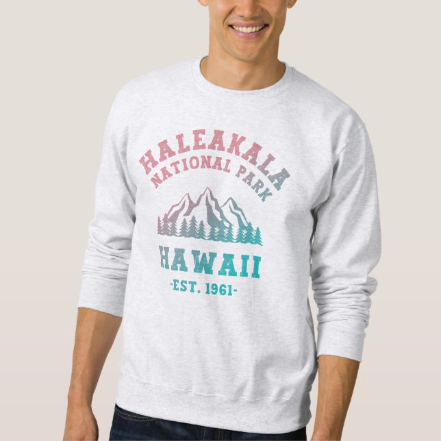 Sudadera Parque nacional Haleakala Gradiente Hawaii (Anverso)