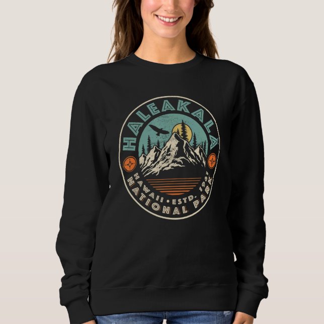 Sudadera Parque nacional Haleakala Isla Maui Hawaii (Anverso)