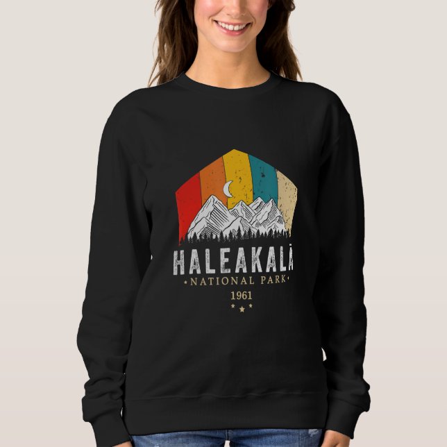 Sudadera Parque nacional Haleakala Maui Hawaii 1961- Retro  (Anverso)