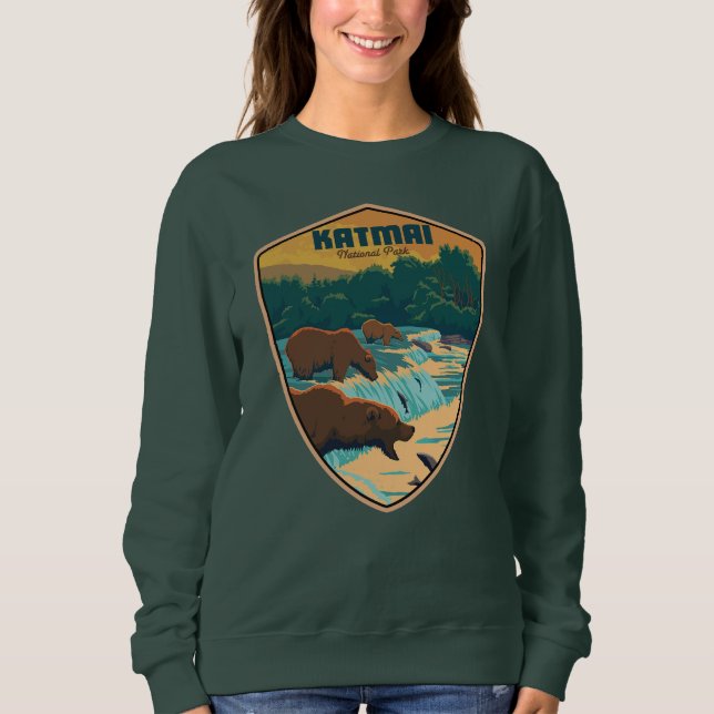 Sudadera Parque nacional Katmai (Anverso)