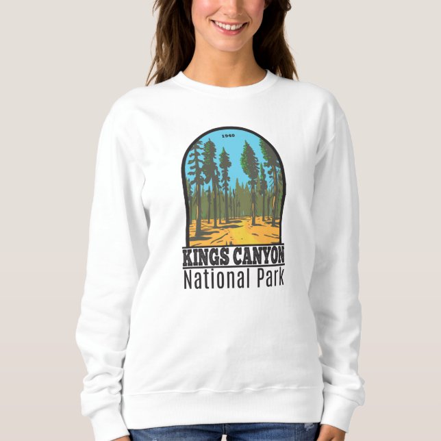 Sudadera Parque nacional Kings Canyon Subvención Vintage (Anverso)