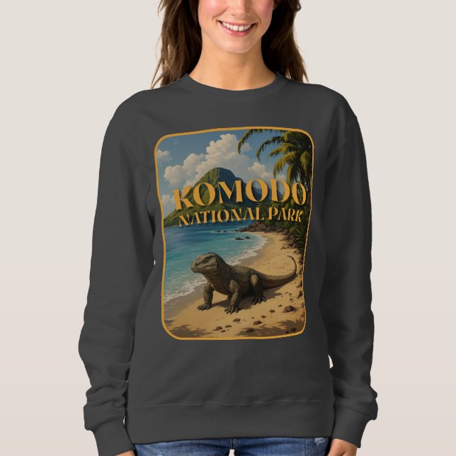 Sudadera Parque nacional Komodo Indonesia (Anverso)