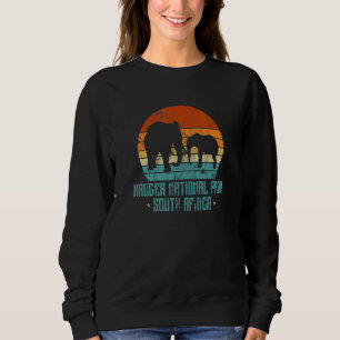 Sudadera Parque nacional Kruger - Vintag de Elefantes de Su