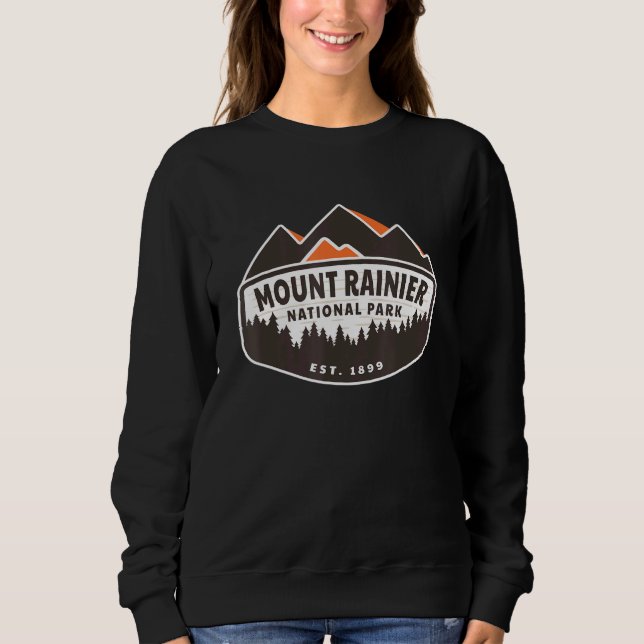 Sudadera Parque Nacional Mount Rainier Washington Est 1899  (Anverso)