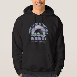 Sudadera Parque nacional Mount Rainier Washington Retro