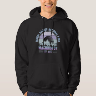 Sudadera Parque nacional Mount Rainier Washington Retro
