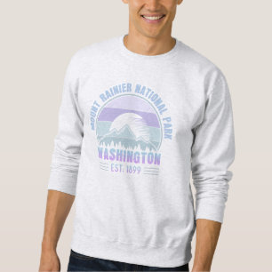 Sudadera Parque nacional Mount Rainier Washington Retro