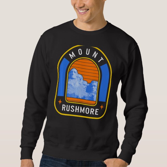 Sudadera Parque nacional Mount Rushmor Black South Dokata H (Anverso)