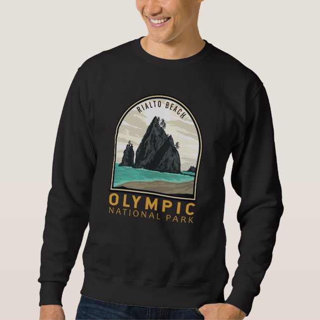 Sudadera Parque nacional olímpico Emblema de la Playa Rialt (Anverso)
