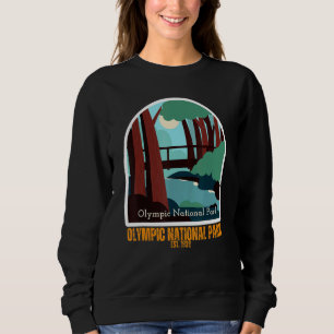 Sudadera Parque Nacional Olímpico Recuerdo del Estado de Wa