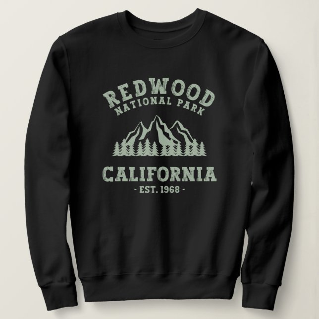 Sudadera Parque nacional Redwood California (Anverso del diseño)