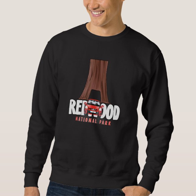 Sudadera Parque nacional Redwood Visitantes de California (Anverso)