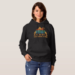 Sudadera Parque nacional Retro Acadia Senderismo de época