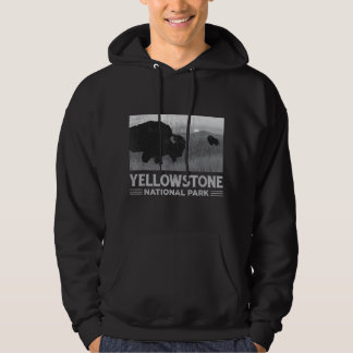 Sudadera Parque nacional Retro Yellowstone US Bison Buffalo