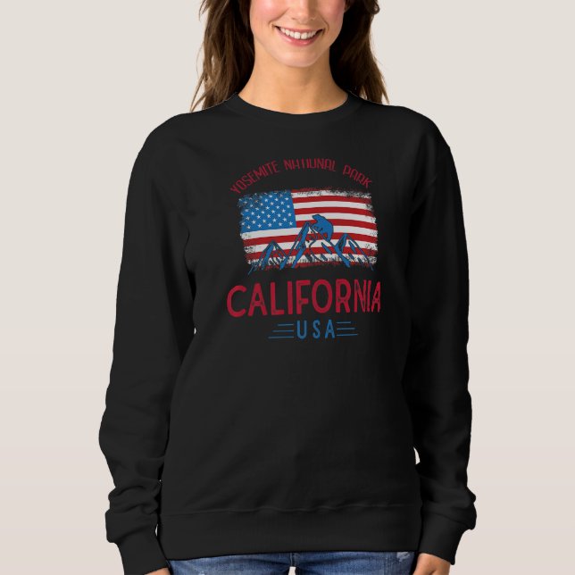 Sudadera Parque nacional Retro Yosemite (Anverso)
