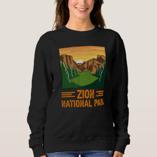 Sudadera Parque Nacional Retro Zion US Vintage Aventura Uta