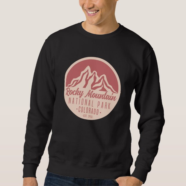 Sudadera Parque nacional Rocky Mountain Colorado (Anverso)