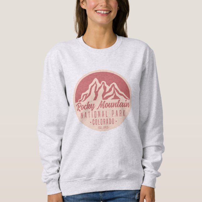 Sudadera Parque nacional Rocky Mountain Colorado  (Anverso)