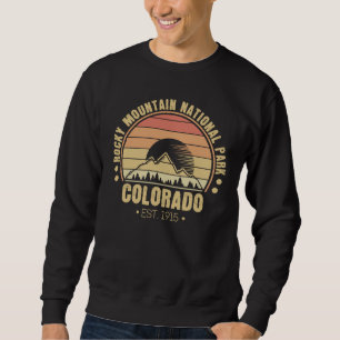 Sudadera Parque nacional Rocky Mountain Colorado Rerto