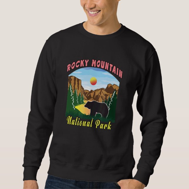Sudadera Parque nacional Rocky Mountain Colorado Traveller  (Anverso)