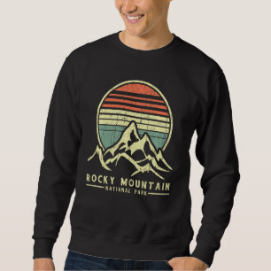 Sudadera Parque Nacional Rocky Mountain U Vintage Colorado 