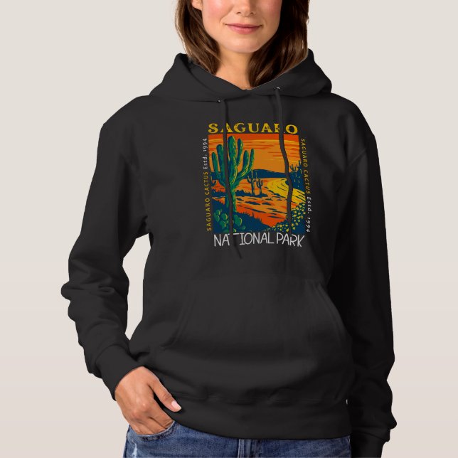 Sudadera Parque nacional Saguaro, Arizona, con problemas de (Anverso)