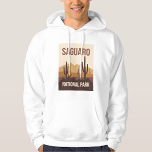 Sudadera Parque nacional Saguaro Arte de viajes mínimo