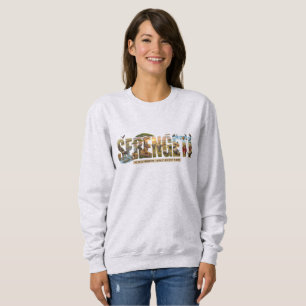 Sudadera Parque Nacional Serengeti Tipografía Impresionante