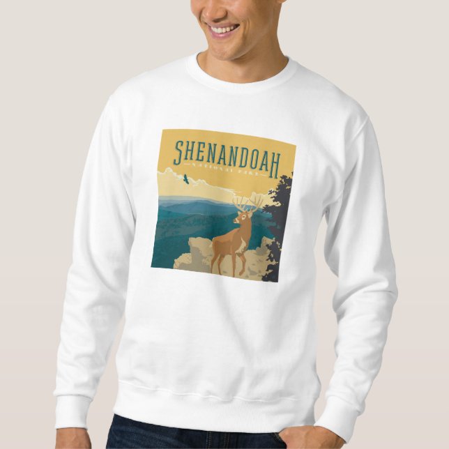 Sudadera Parque nacional Shenandoah | Deer (Anverso)