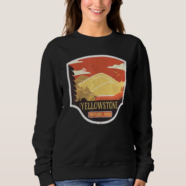 Sudadera Parque nacional Sunset Yellowstone Aves (Anverso)