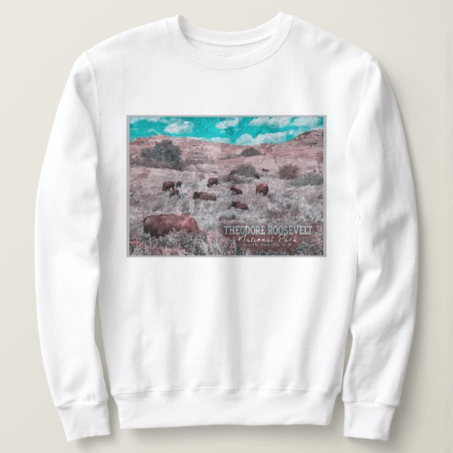 SUDADERA PARQUE NACIONAL THEODORE ROOSEVELT - DAKOTA DEL NO (Anverso del diseño)